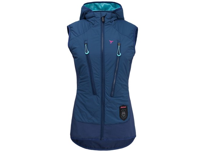 Silvini dámská vesta WJ2105 Polara (Velikost XS, Barva navy-turquoise)