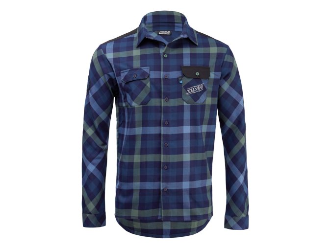Silvini pánská košile MJ2131 Farini (Velikost S, Barva navy-garden)