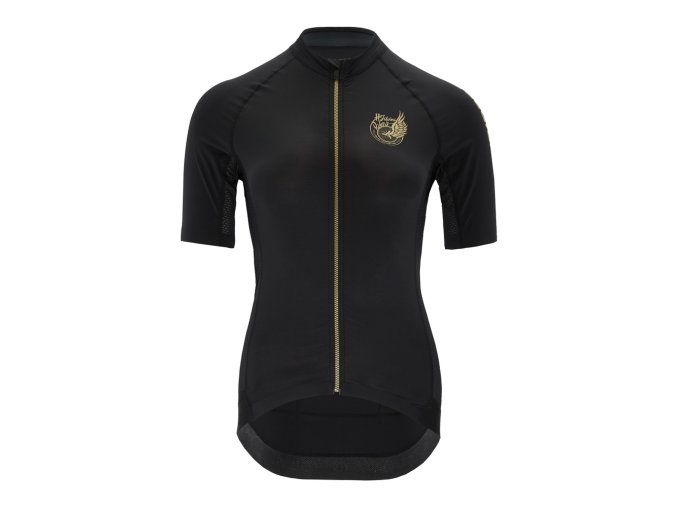 Silvini dámský dres WD2210 Mottolina (Velikost XS, Barva black-gold)