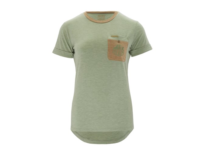 Silvini dámské tričko WD2259 Calvisia (Velikost XS, Barva olive-tiger)