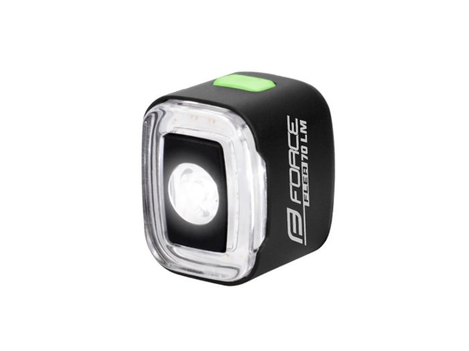 blikačka přední/zadní FORCE FLEA 200LM USB, černá