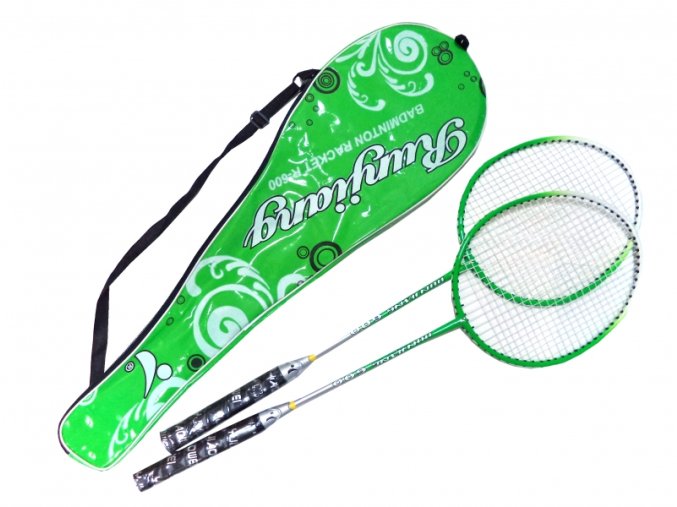 badmintonová sada DE LUXE zelená
