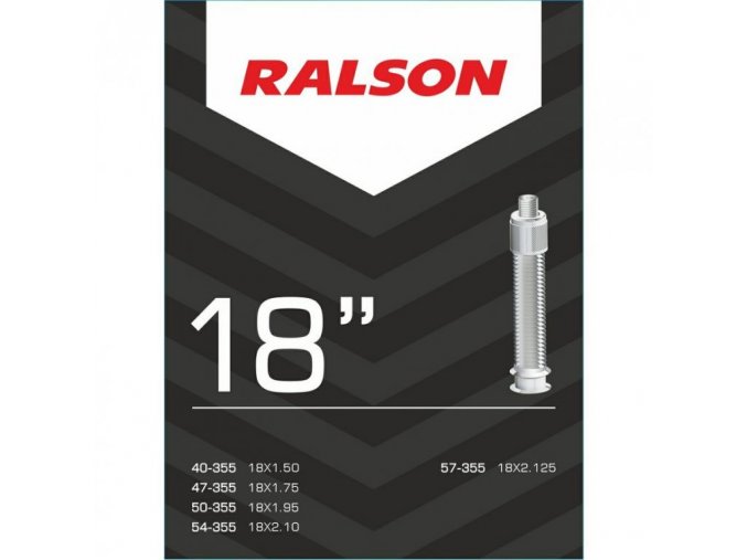 duše RALSON 18"x1.5-2.125 (40/57-355) DV/22mm