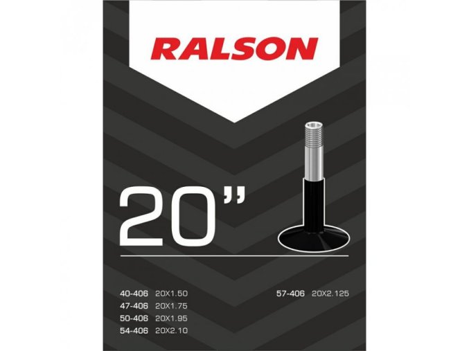 duše RALSON 20"x1.75-2.125 (47/57-406) AV/31mm