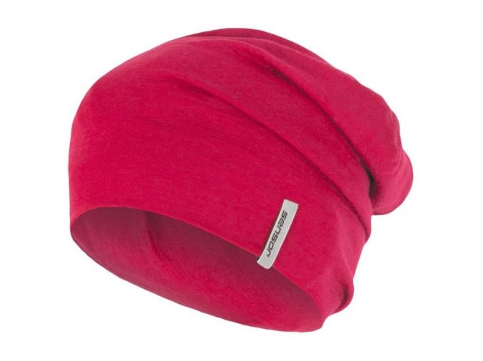 čepice SENSOR MERINO ACTIVE magenta (Velikost L)