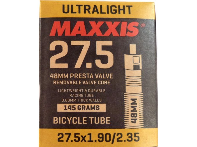 duše MAXXIS Ultralight 27.5"x1.90-2.35 (48/60-584) FV/48mm