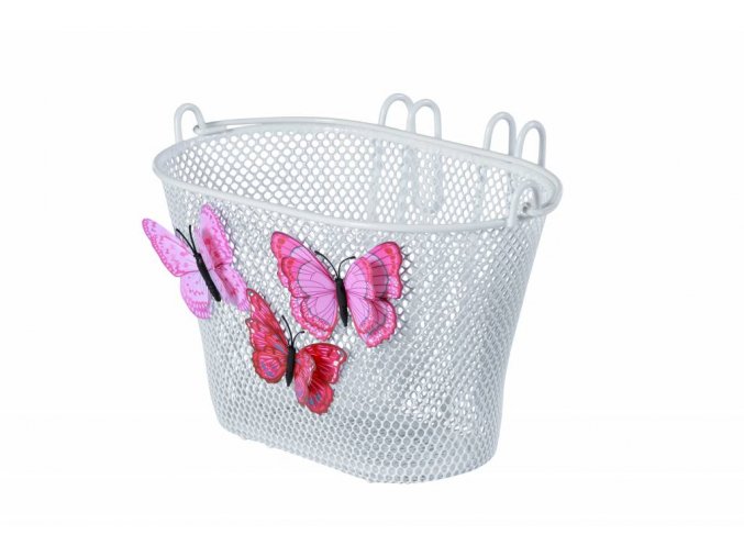 koš BASIL Jasmin Basket Butterfly bílý