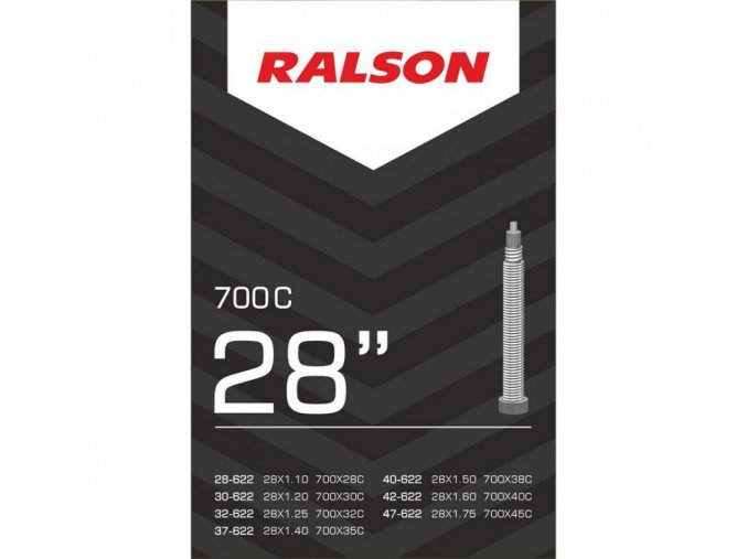 duše RALSON 28"x1.10-1.75 (28/47-622) FV/60mm