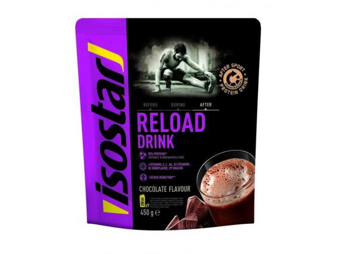 nápoj ISOSTAR RELOAD POWDER AFTER SPORT (Doy Pack) čokoláda 450g