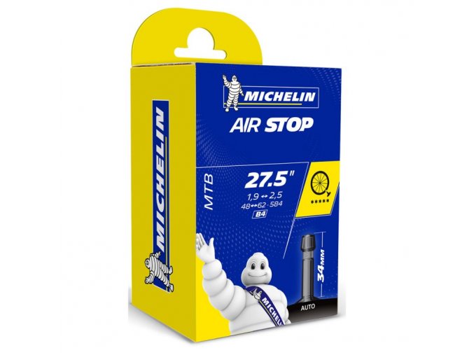 duše MICHELIN AIR STOP 27.5"x1.90/2.7 (48/62-584) AV/34mm