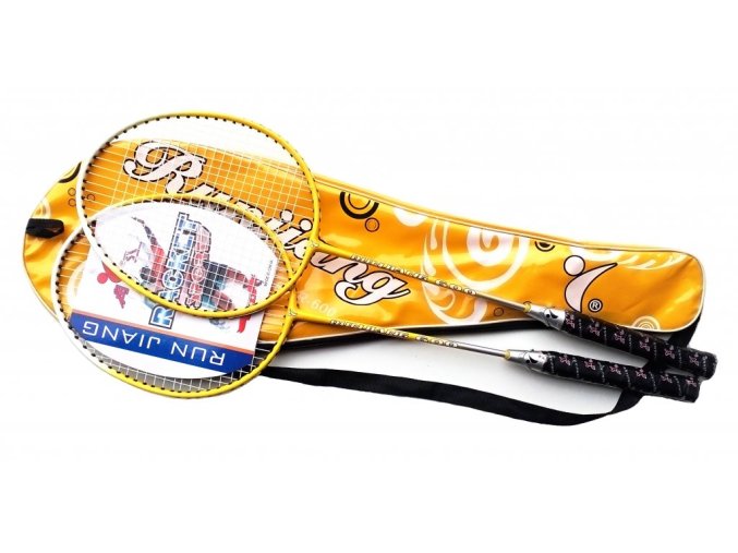 badmintonová sada DE LUXE žlutá