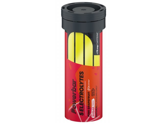 Tablety PowerBar ELECTROLYTES růžový grapefruit s kofeinem 10 tablet