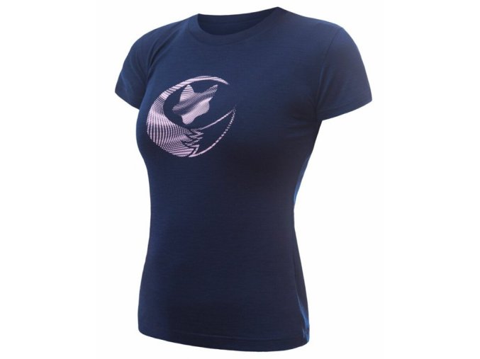 triko krátké dámské SENSOR MERINO ACTIVE PT FOX tmavě modré (Velikost L)