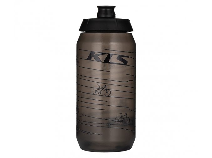 KELLYS Láhev KOLIBRI Transparent Black 550ml