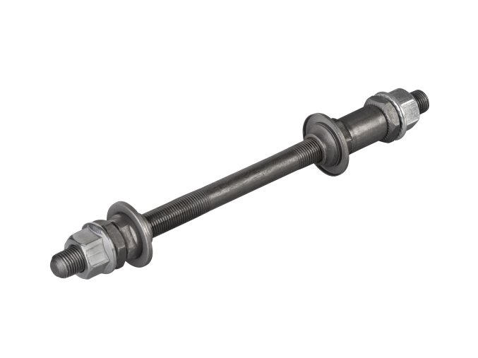 osa náboje zadní plná kompletní kalená, 175x9,5 mm
