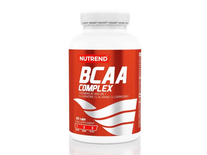 BCAA complex, obsahuje 120 kapslí