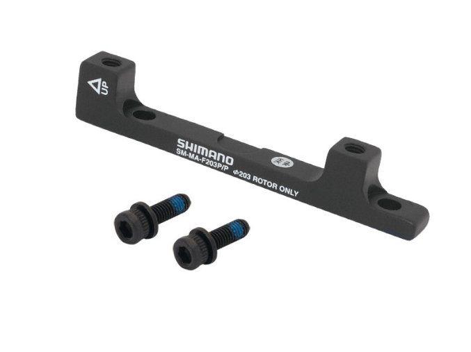 adaptér přední SHIMANO POST/ POST 203mm, černý