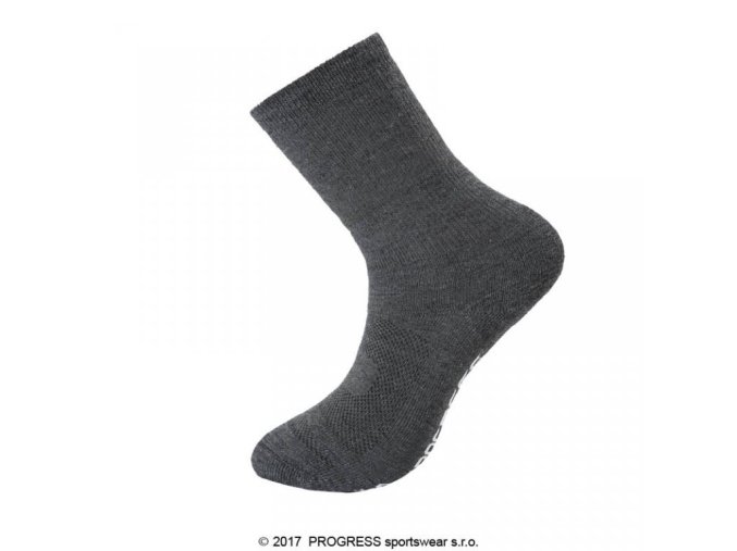 ponožky Progress MANAGER merino šedé (Velikost 3-5)
