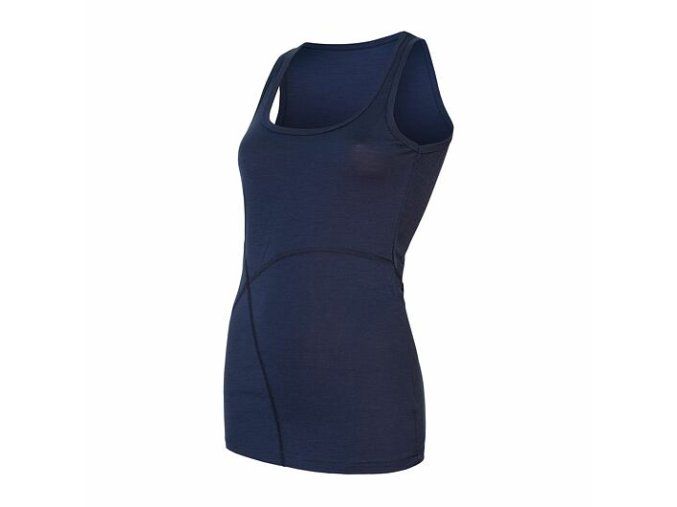 tílko dámské SENSOR MERINO ACTIVE deep blue (Velikost M)