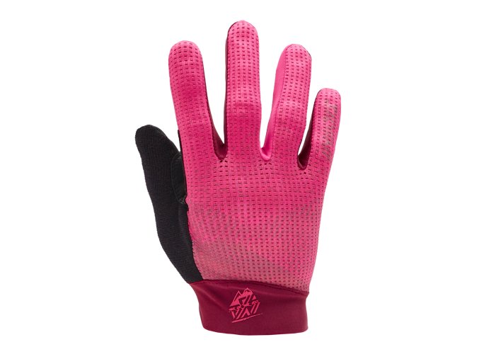 Dětské cyklistické rukavice Silvini CA2270 Calvi (Velikost 3-4, Barva plum-fuchsia)