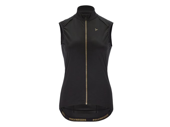Silvini dámská vesta WJ2273 Trela (Velikost XS, Barva black-gold)