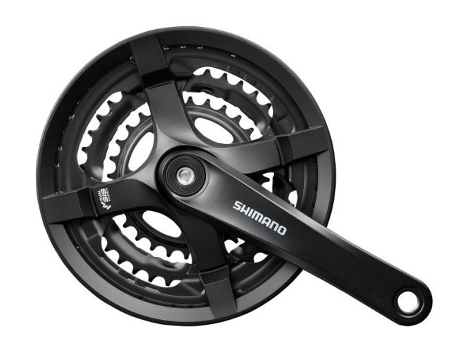 kliky Shimano Tourney FCTY501 3x6/7/8 48/38/28z 170mm černé servisní balení