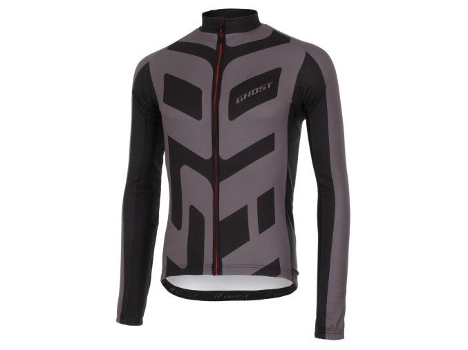 Dres s dlouhým rukávem GHOST Performance Black/Grey (Varianta S)