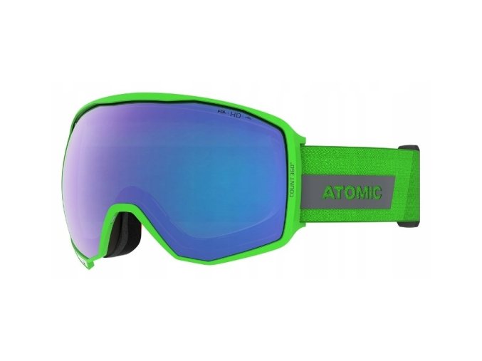 brýle lyžařské ATOMIC COUNT 360° HD zelené vel. L