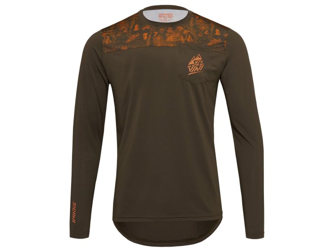 Silvini pánský dres MD1804 Ello (Velikost XS, Barva olive-orange)