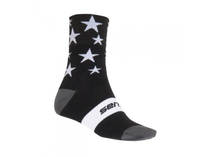 ponožky SENSOR STARS černo/bílé