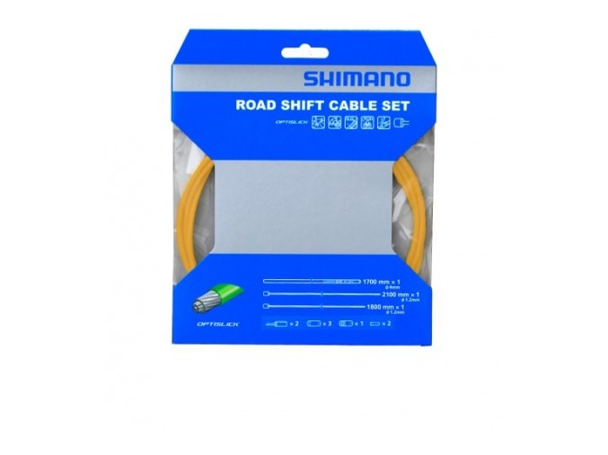 bowdeny+lanka Shimano OT-SP41 set oranžový