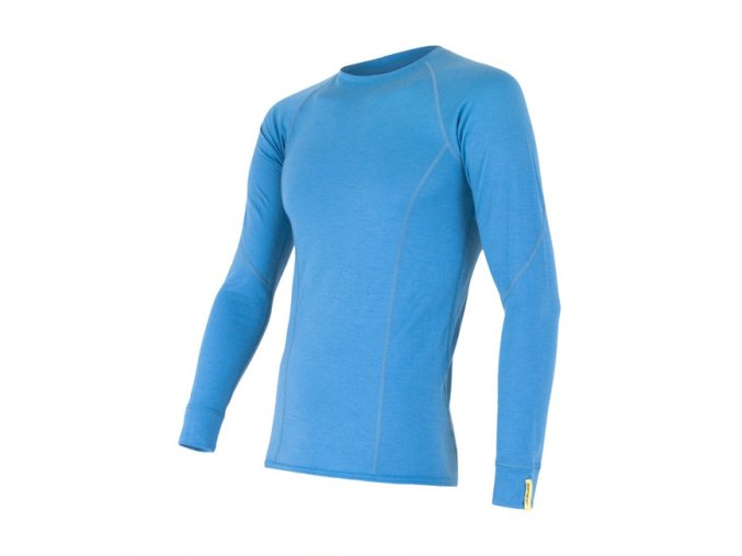 triko dlouhé pánské SENSOR MERINO ACTIVE modré (Velikost L)