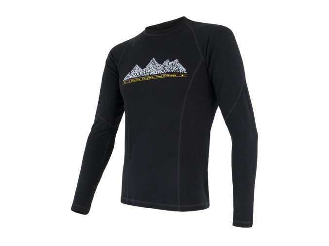 triko dlouhé pánské SENSOR MERINO DOUBLE FACE ADVENTURE (Velikost L)
