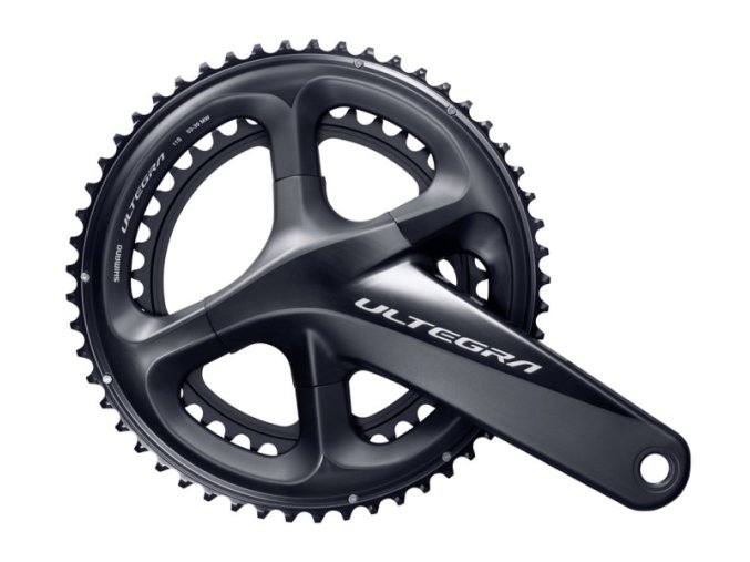 kliky Shimano Ultegra FC-R8000 2x11 53/39z 172,5 antracitové original balení