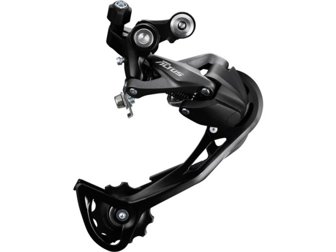 měnič MTB 9k Shimano Altus RD-M2000 tmavě šedý dlouhé vodítko original balení