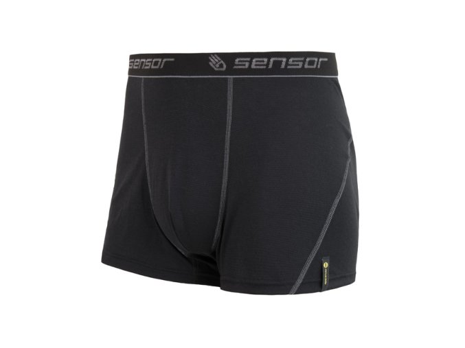 boxerky SENSOR DOUBLE FACE krátké černé (Velikost L)