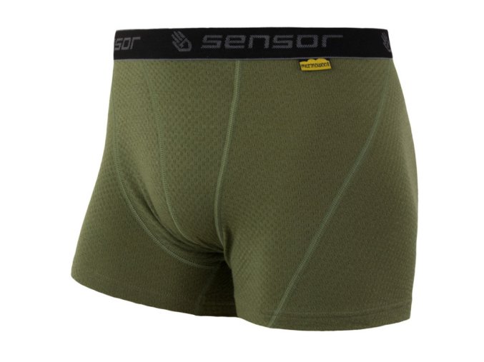 boxerky SENSOR MERINO DOUBLE FACE safari (Velikost L)