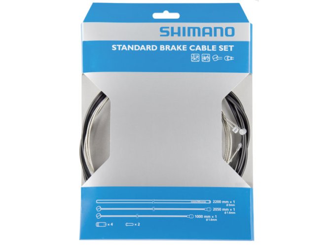 brzdový set Shimano - lanko + drobné díly + bowden