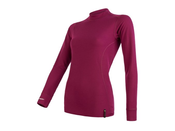 triko dlouhé dámské SENSOR DOUBLE FACE lila (Velikost L)