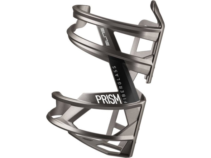 košík ELITE Prism Left titanium, černý graphic