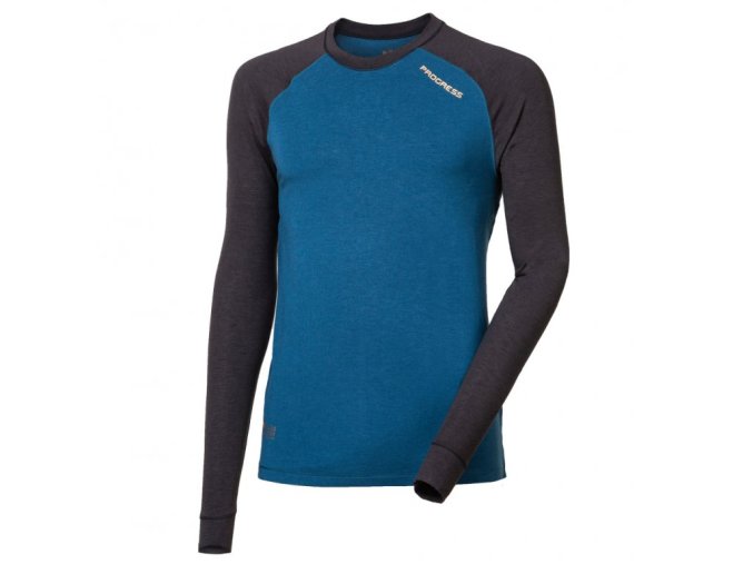 triko dlouhé pánské Progress NDR antracit/petrol (Velikost M)