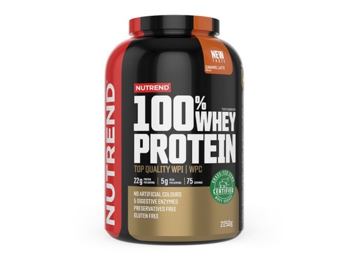 nápoj Nutrend 100% WHEY PROTEIN 2250g čokoládové brownies