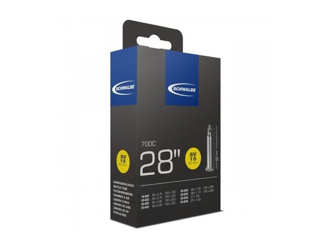 duše SCHWALBE SV15 28"x 3/4-1 1/8 (18/28-622/630) FV/60mm