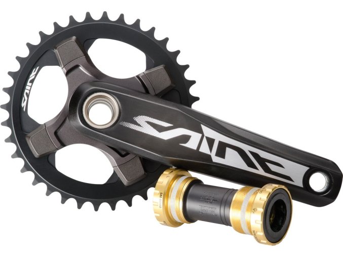 kliky Shimano Saint FC-M820 1x10 170mm 36z + BB misky original balení