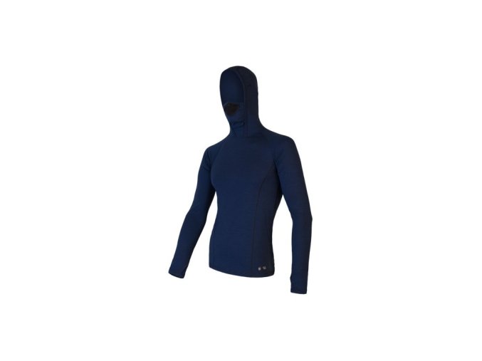 triko dlouhé pánské SENSOR MERINO DOUBLE FACE deep blue (Velikost L)