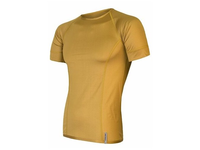 triko krátké pánské SENSOR COOLMAX TECH mustard (Velikost L)
