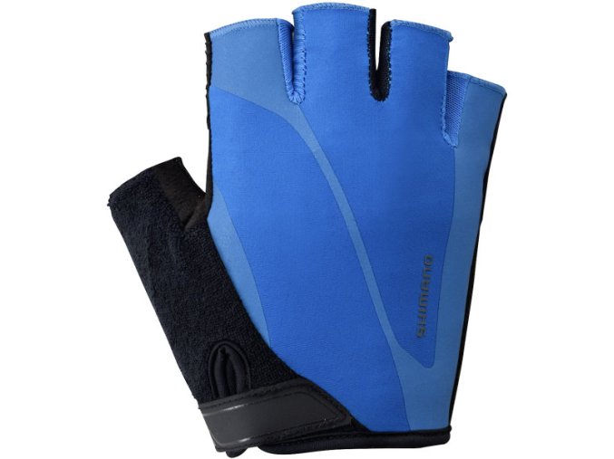 rukavice cyklistické unisex Shimano CLASSIC modré (Velikost M)