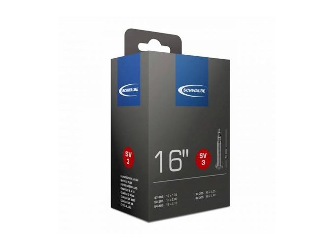 duše SCHWALBE SV3 16"x1.75-2.40 (47/62-305) SV/40mm