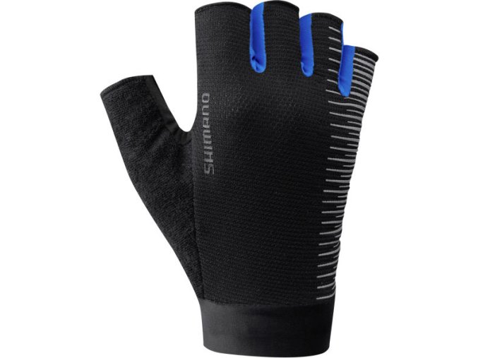 rukavice cyklistické pánské Shimano CLASSIC černo-modré (Velikost L)