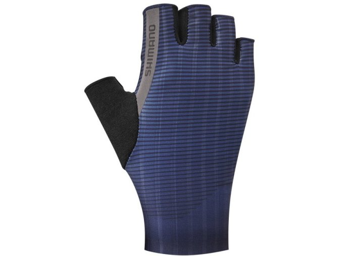 rukavice cyklistické unisex Shimano ADVANCED RACE modré (Velikost L)